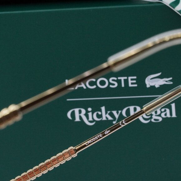 Final Price! Lacoste L252S Ricky Regal 712 Gold Pink Sunglasses - Picture 5 of 9